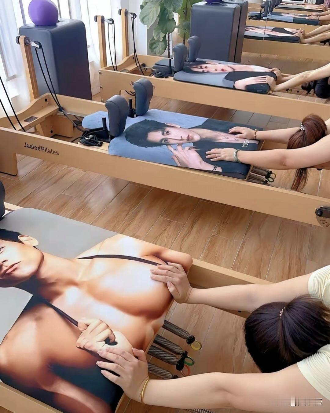 女生专用健身房，天才设计～～[偷笑]