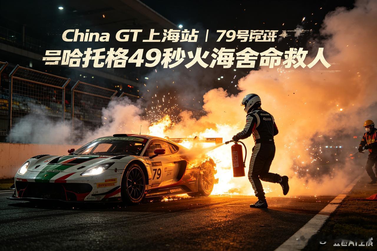 🏁China GT上海站：79号哈托格，49秒火海生死救人
 
9月5日，Ch