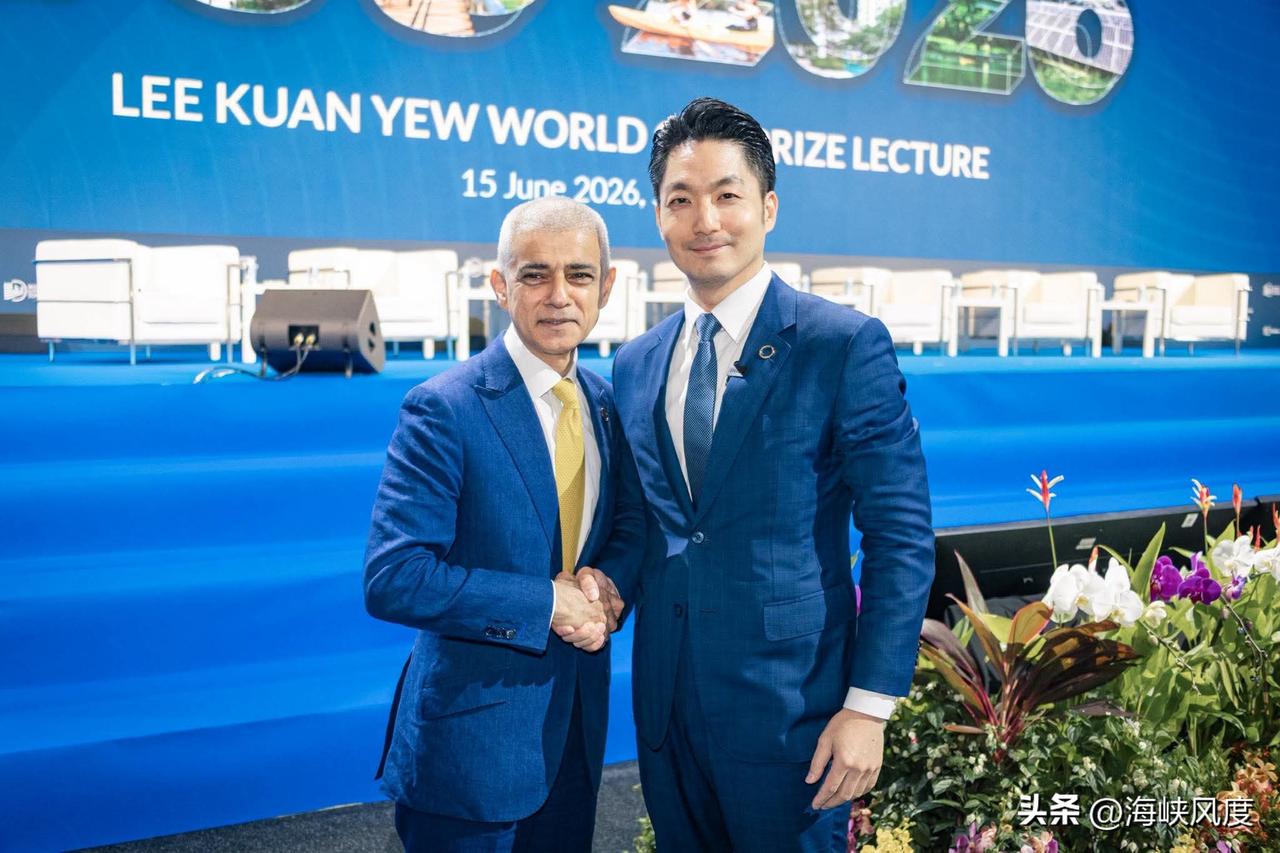 蒋万安与伦敦市长因同为领取李光耀城市奖而再次会晤，他在脸书发文引用莎翁名言：没有