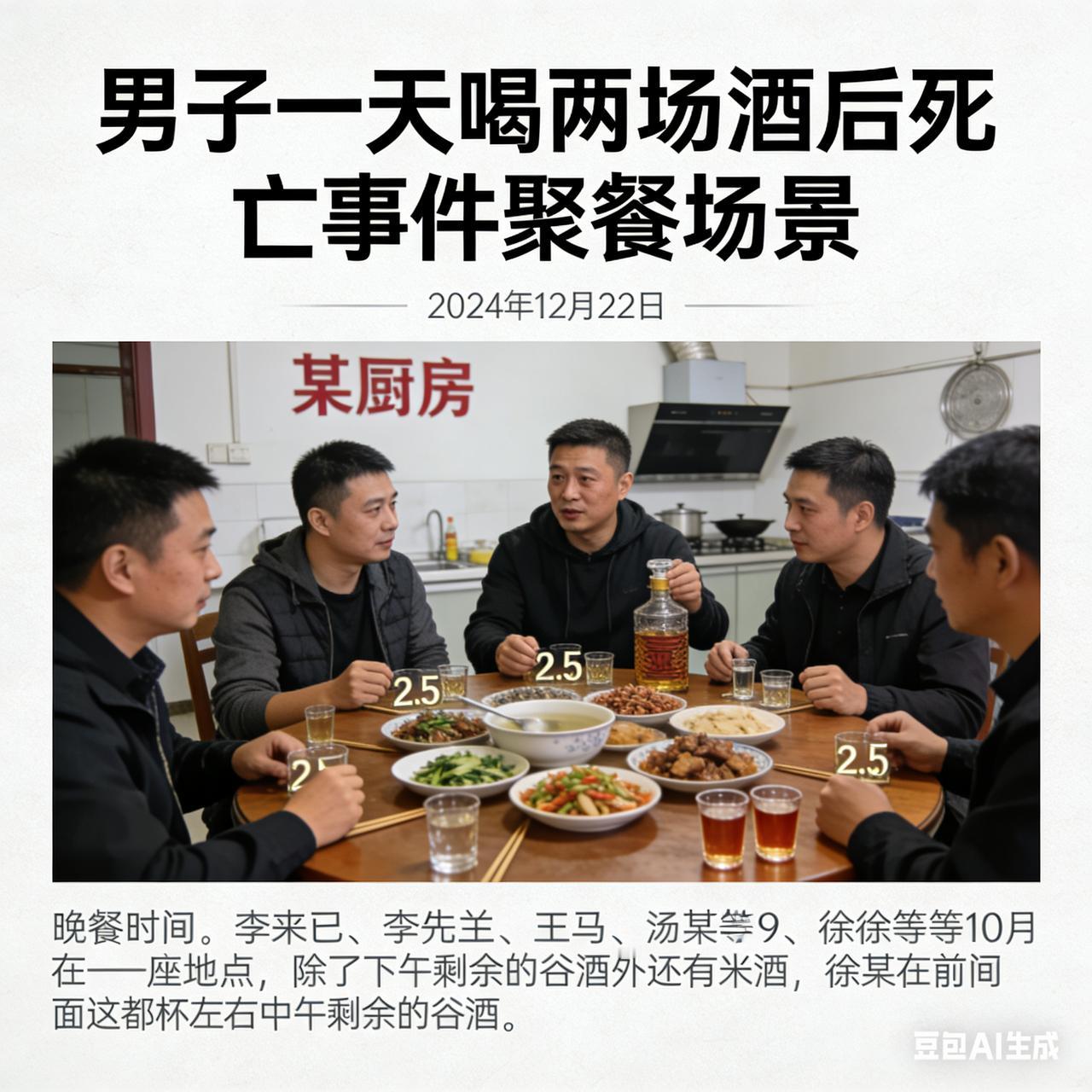 男子连喝两场酒身亡，家属起诉19名聚餐者索赔128万！法院判决来了
 
2024