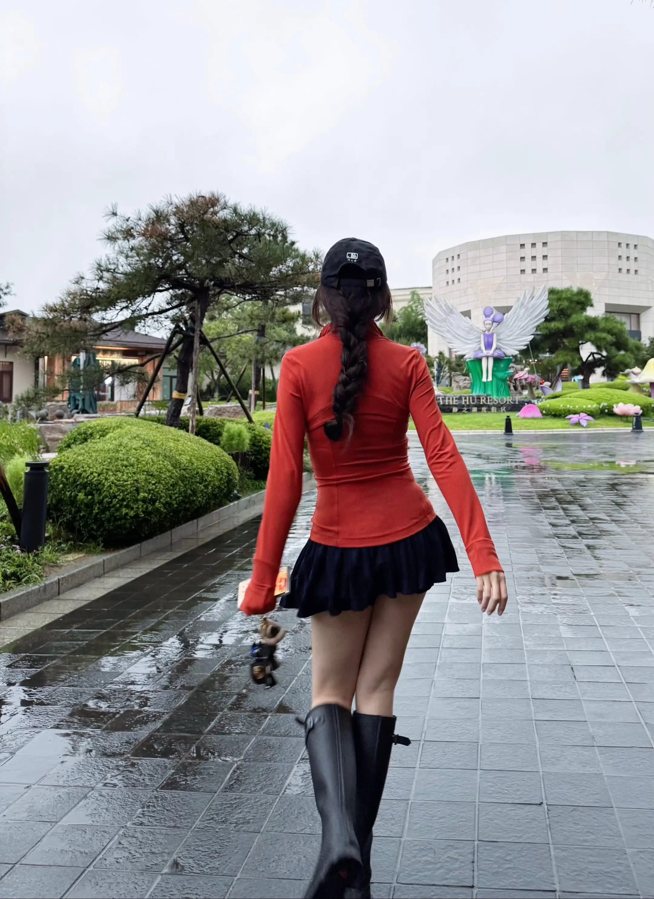 来一组背影！