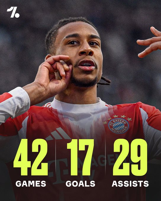 迈克尔·奥利塞本赛季的表现简直惊艳，😮😮💨他会是2026年金球奖的有力竞争