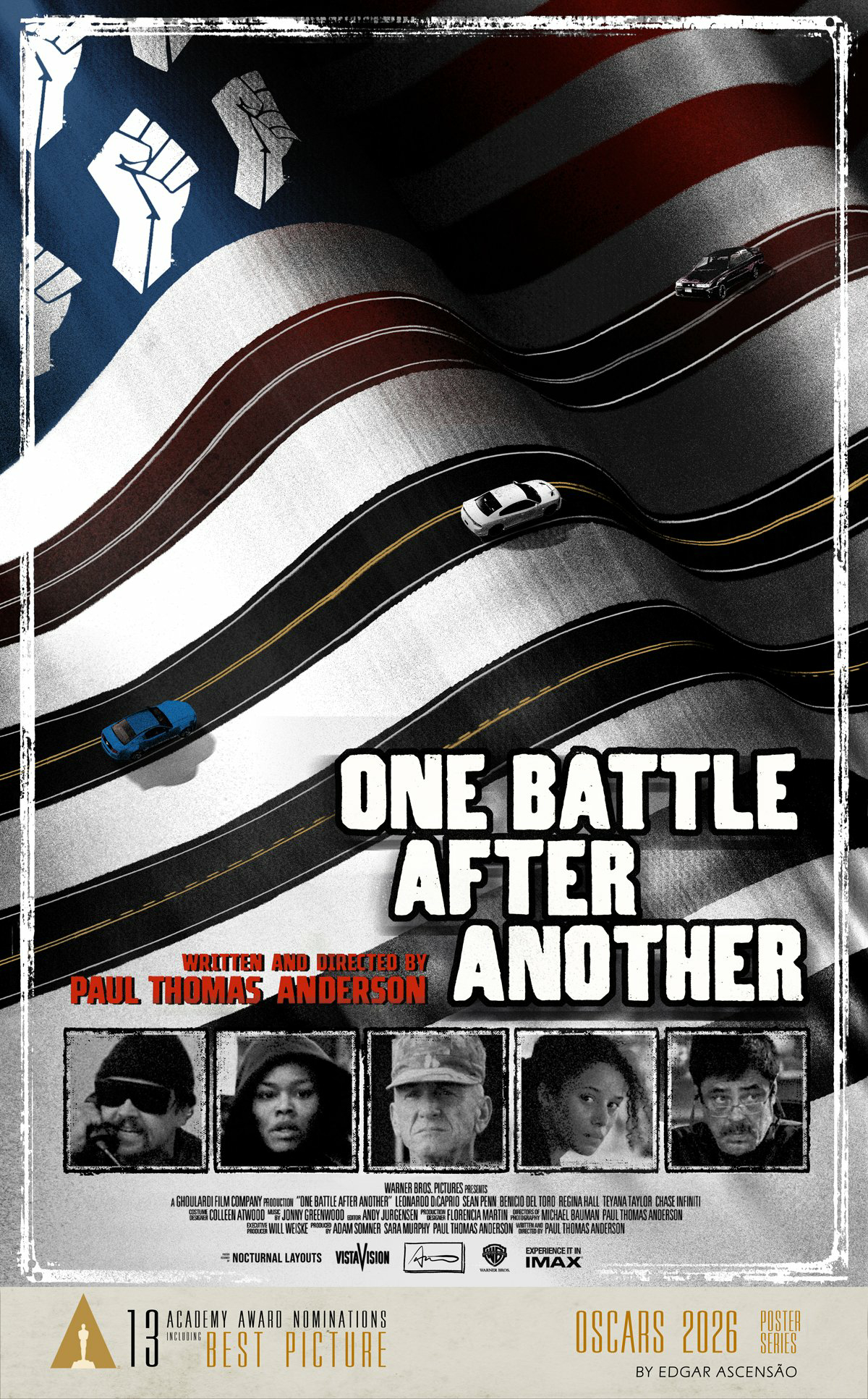 奥斯卡提名影片艺术海报第12弹！画师Edgar Ascensão为第98届奥斯卡