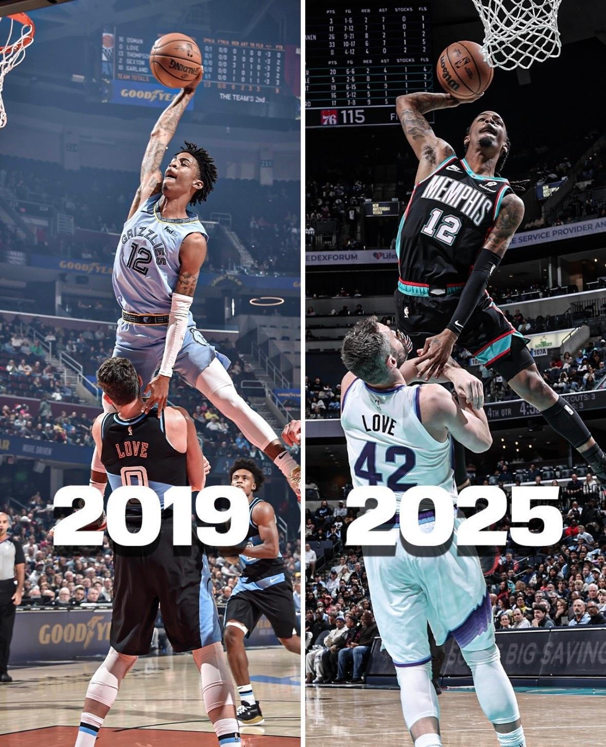 心疼勒夫三秒钟，虽然没扣进，但这也太吓人了。nba