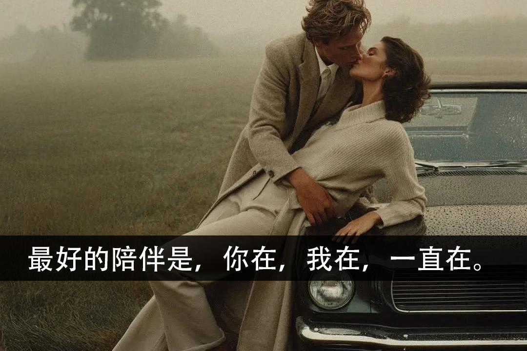 最好的陪伴是，你在，我在，一直在。
你们知道吗？最好的感情并非朝夕相处，而是默默