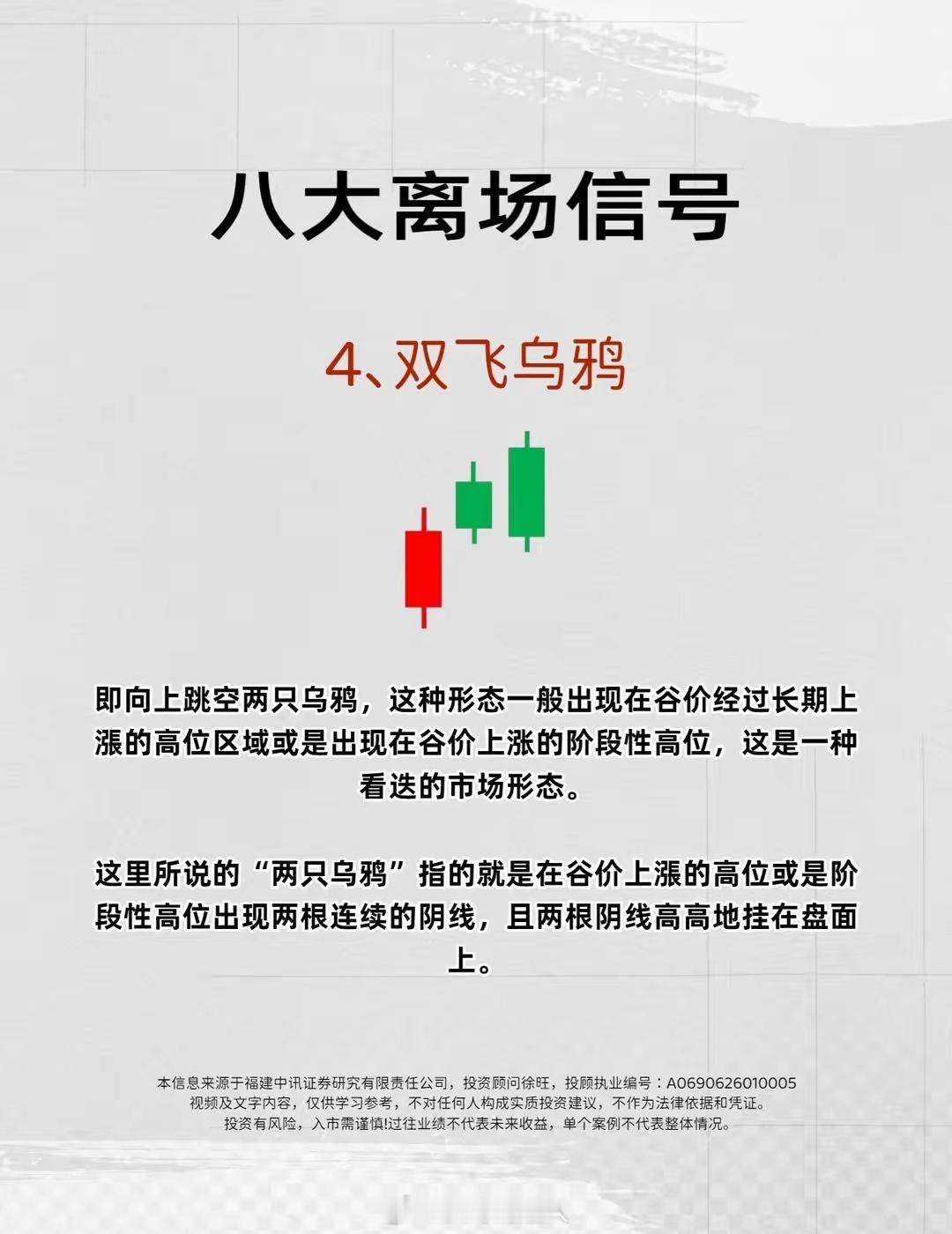 八大离场信号！建议点赞收藏！ 
