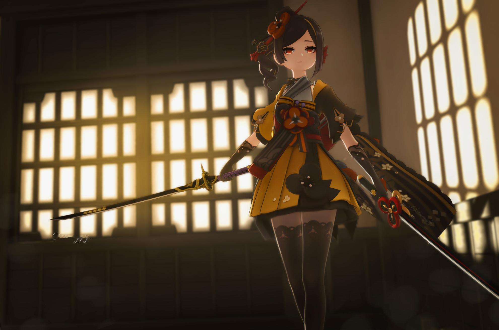 #原神[超话]##原神4.5版本二创##原神4.5版本# ​​​昏摸一张千织 还