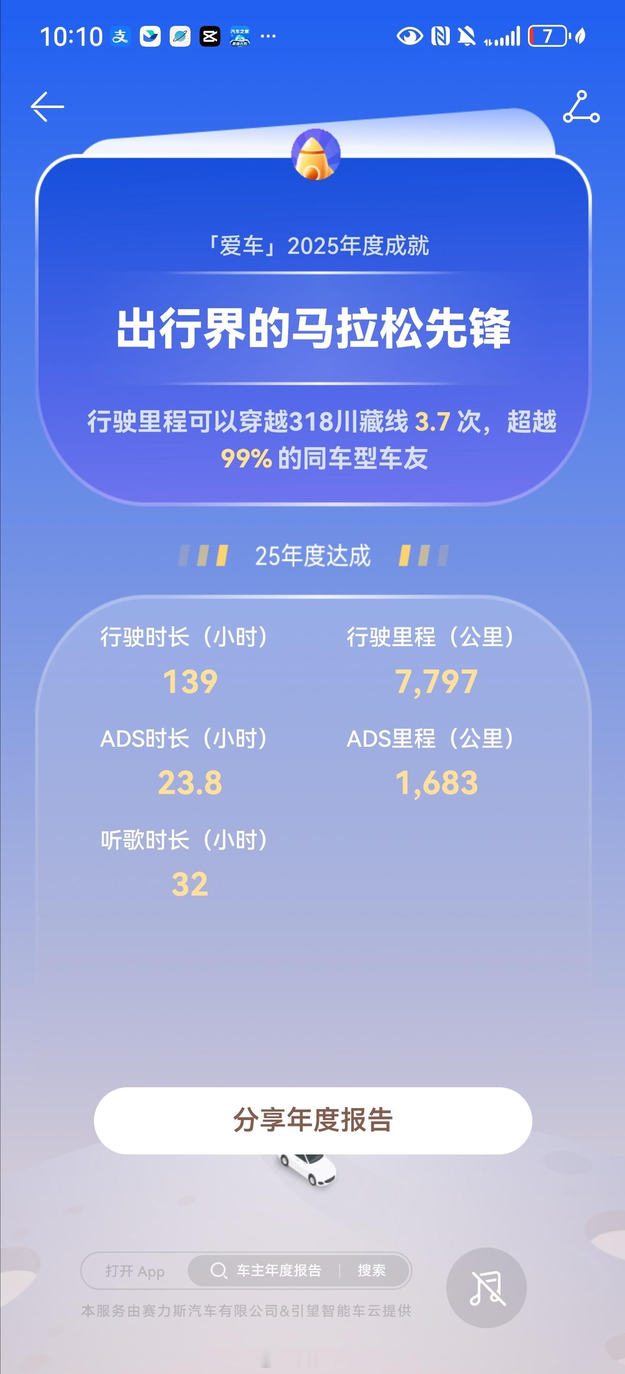 1个多月的用车报告，你们一年多少里程问界m7