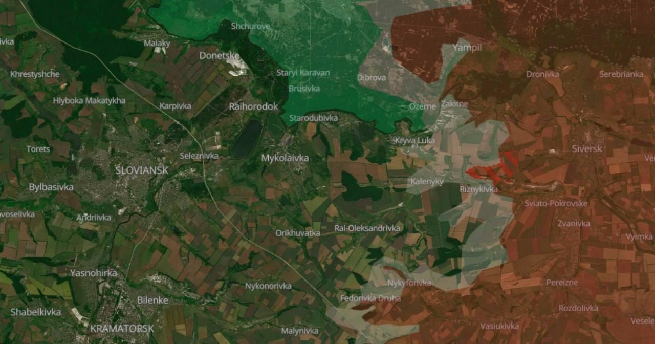 DeepState报道称俄罗斯军队取得了新的进展。据该媒体消息，俄罗斯军队在斯拉