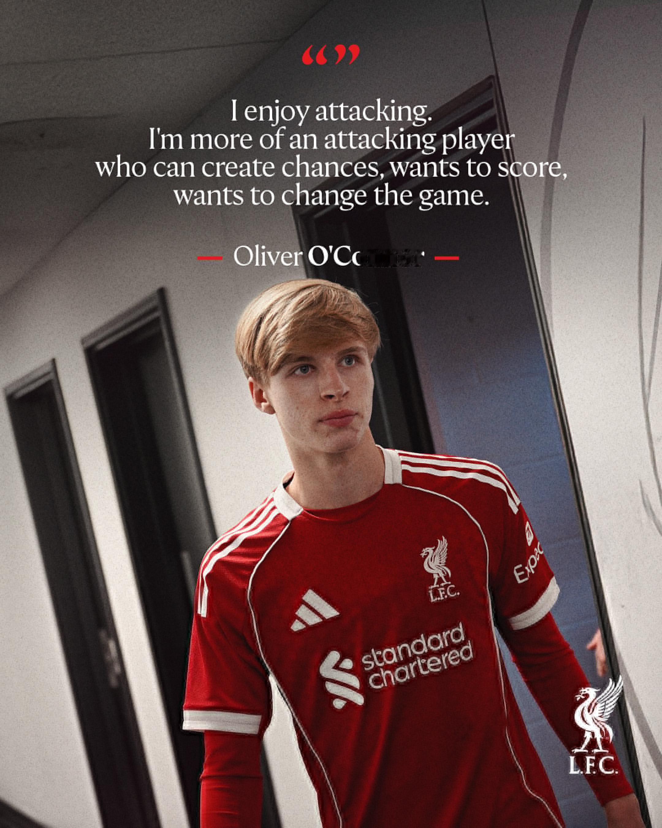 利物浦青训 被改造成右后卫的进攻中场 奥康纳 从索博身上找到灵感