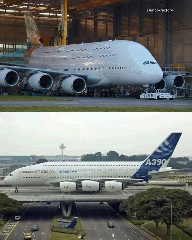 空中客车 A-390 客机。客机往大了做和往小了做真是需要对市场变化的正确判断。