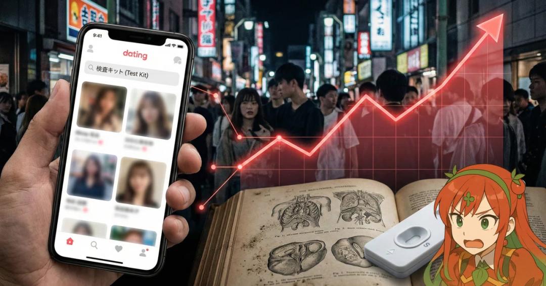 奇葩！日本年轻人热衷晒梅毒疤？感染人数连年暴增引担忧！