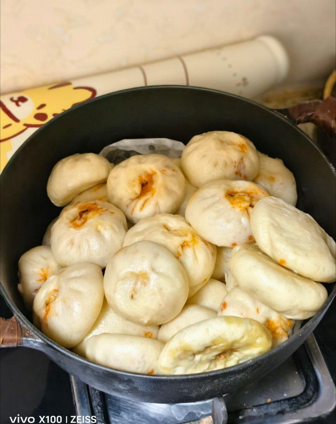 看看我们朋友这早点，满满当当的五原县身边事儿 孩儿放假也不停歇 