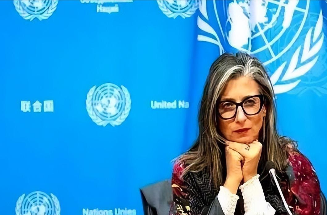 联合国里，终于来了个狠人。
一个叫阿尔巴内塞的女人，当着全世界的面，把一份报告直