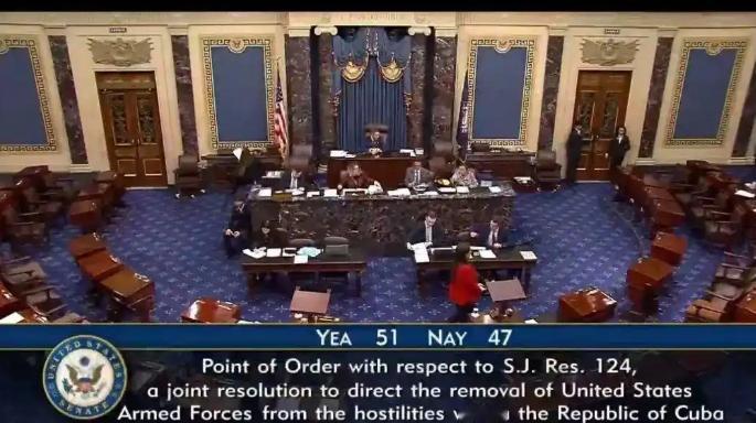 当地时间4月28日，共和党议员集体投票，否决了民主党提出的一项关键决议。
 
这