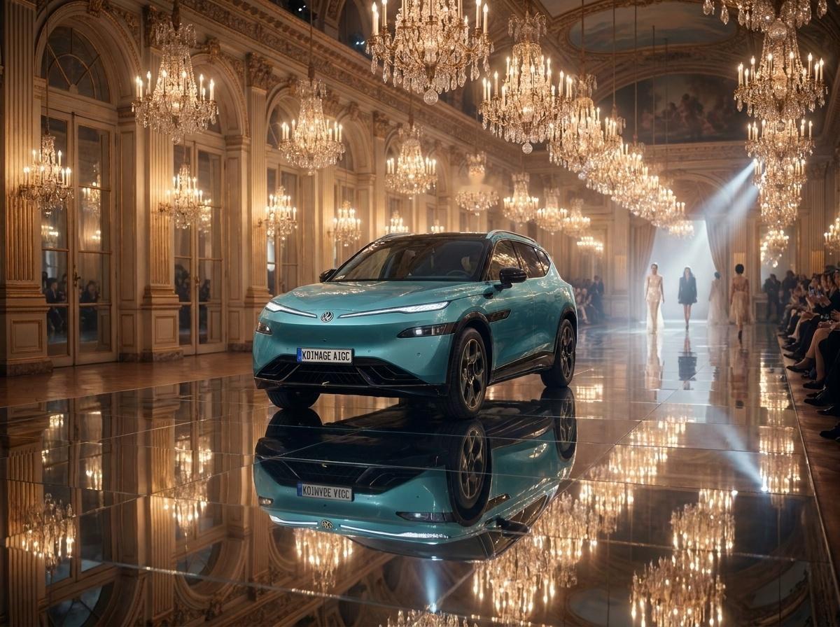 AI汽车生图 ID.UNYX 与众08 与众08是大众汽车（安徽）与小鹏汽车联合