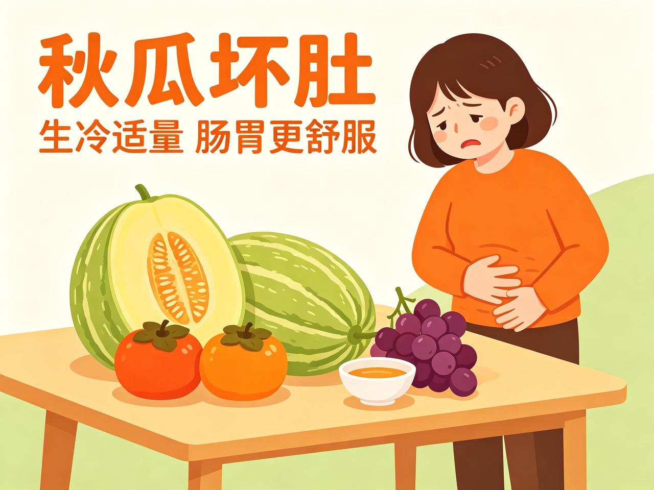 刚发了一篇文章：《老话讲“秋瓜坏肚”，传了上千年，3个讲究一次说清》
写的都是老