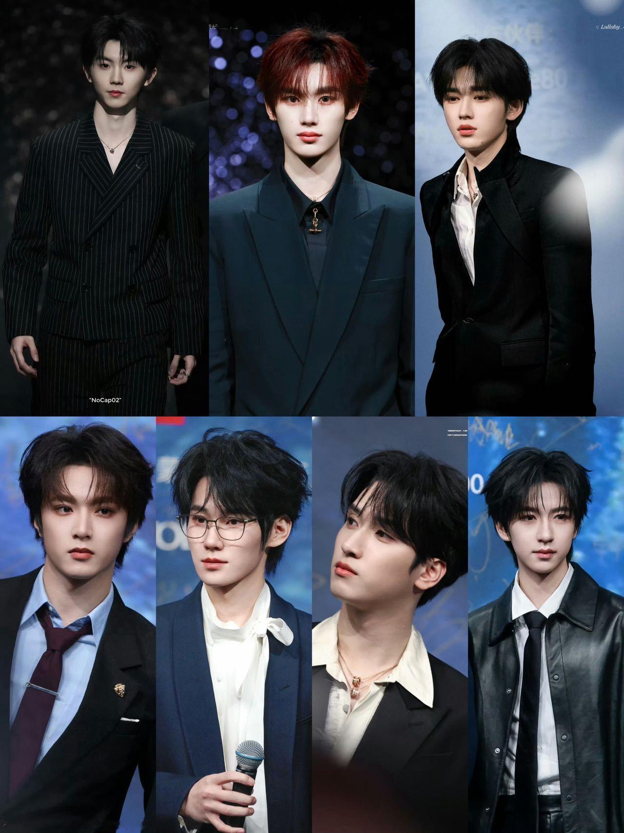 时代少年团红毯妆造 今晚时代少年团出席微博之夜的状态真的很不错诶，完全就是贵公子