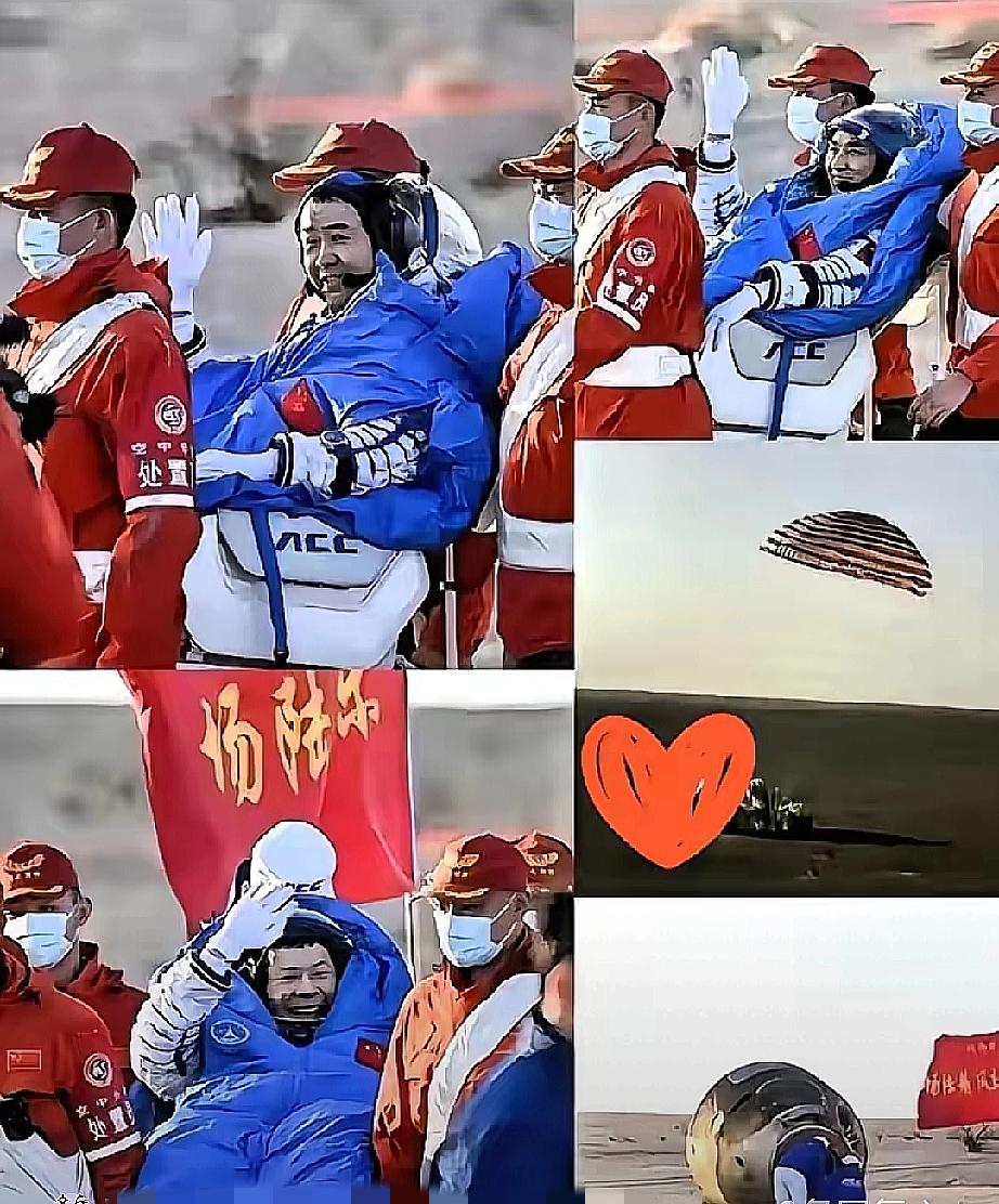 发现没，神舟二十号乘组回来，大家可能都没有注意，以前着陆舱降落，都要有很多地面人