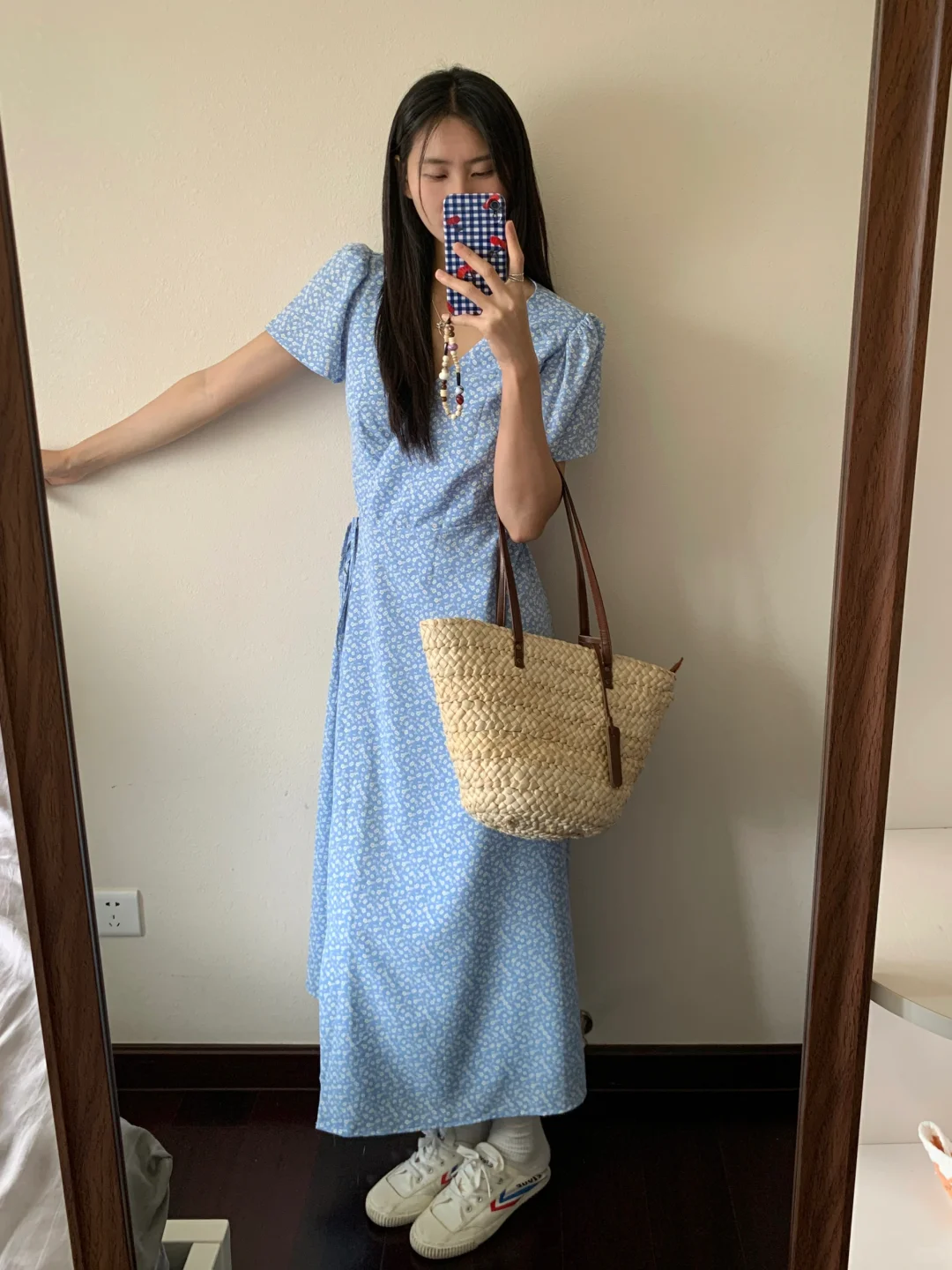不显壮的泡泡袖连衣裙 👗