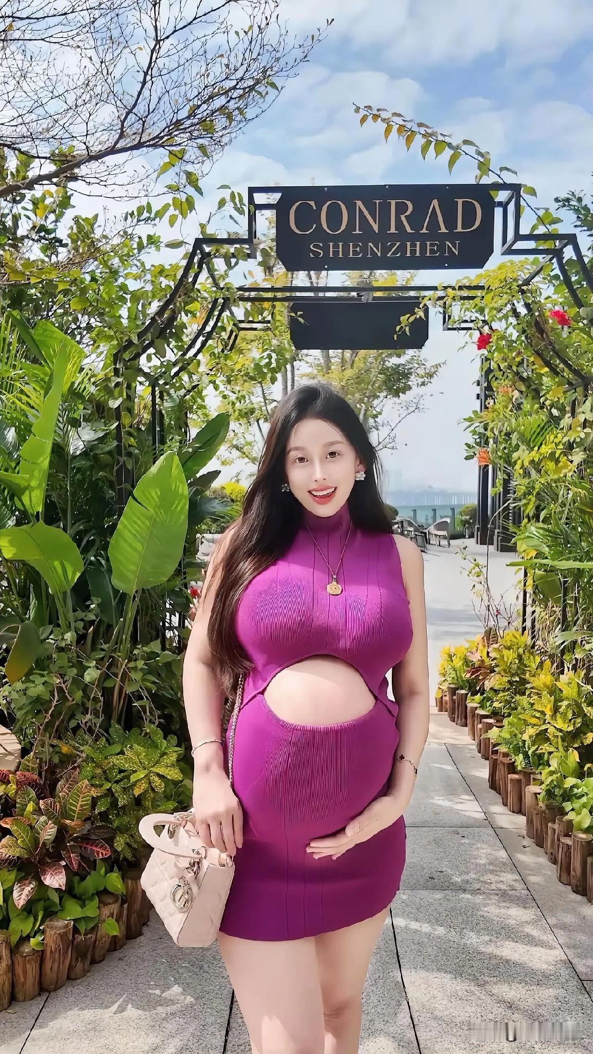 孕味满满，自信满满！🤰💕