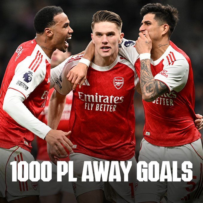 阿森纳官方：当约克雷斯在对阵热刺的比赛中攻入我们的第二个进球，以4-1获胜时，他