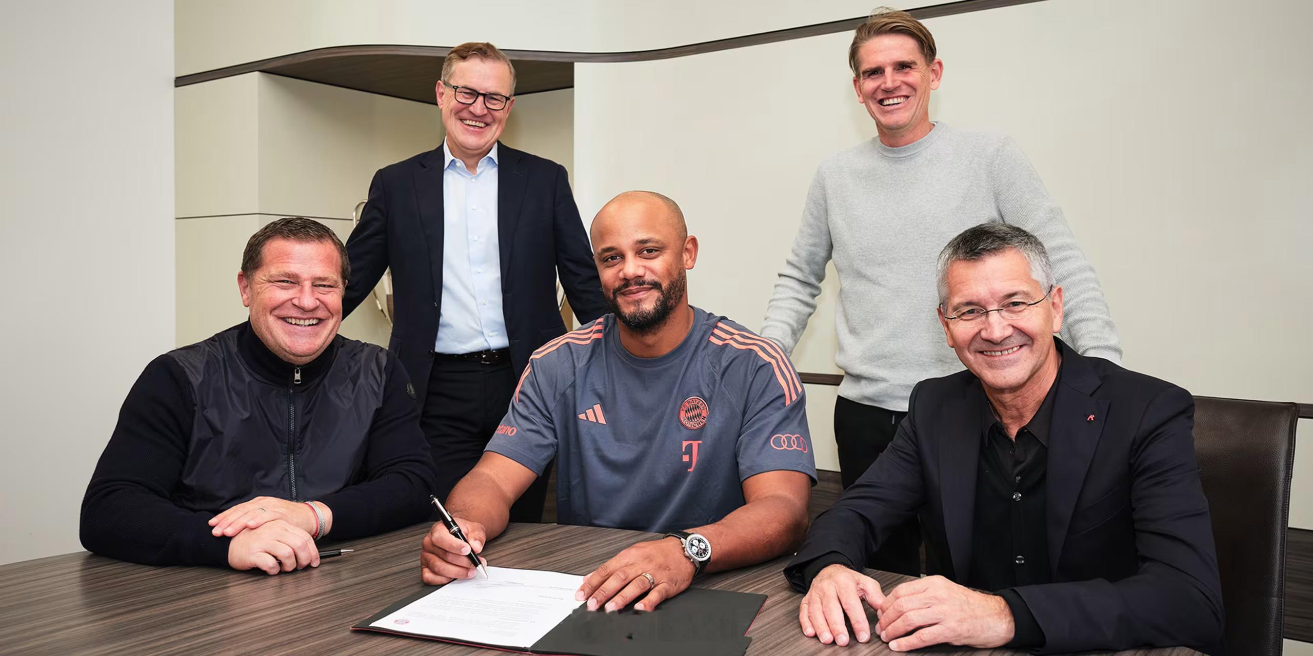 在毫无征兆的情况下，拜仁与原合同在2027年夏天到期的孔帕尼续约到2029年。由