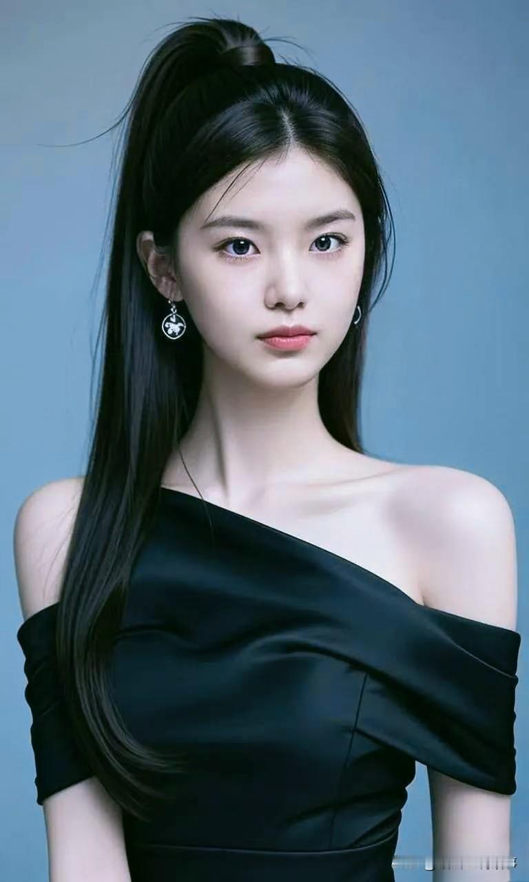 张京这样的高马尾太美了