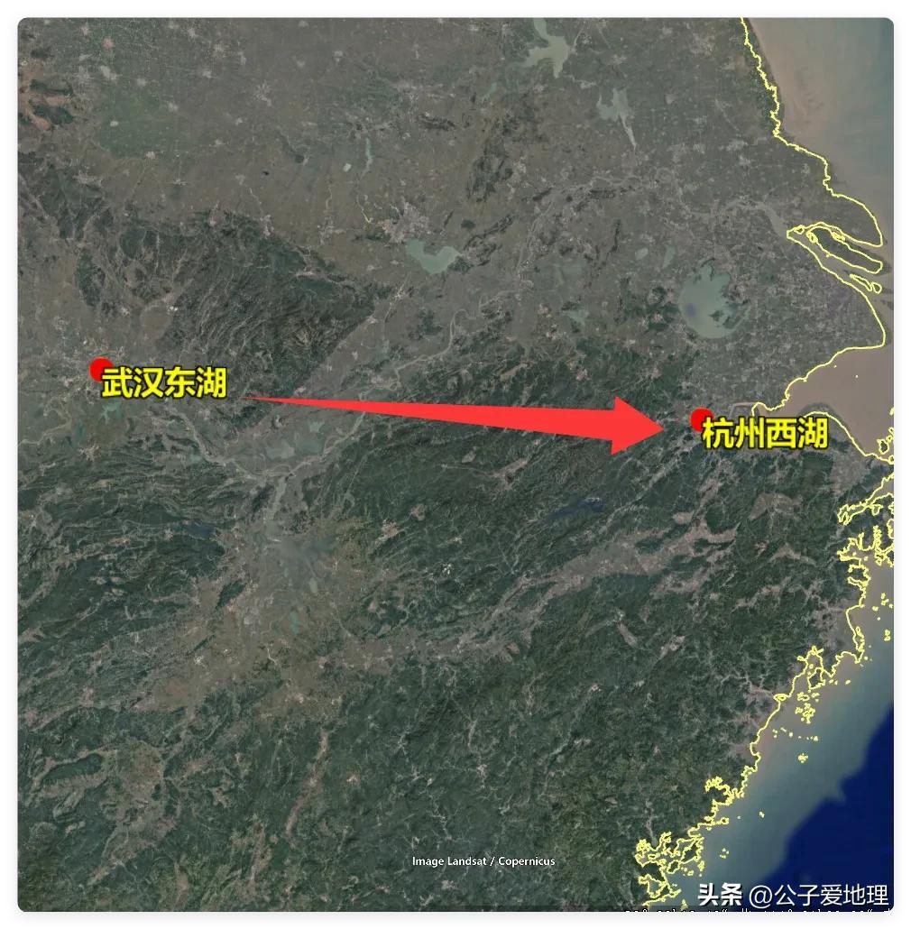 刚从武汉东湖旅游回来，对比杭州西湖，实话实说，差异挺大的。

上周刚从武汉东湖回