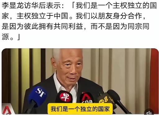 有些正确的废话，最伤人心！ 

李显龙在上海谈合作，本来挺高兴的事，可他一开口，
