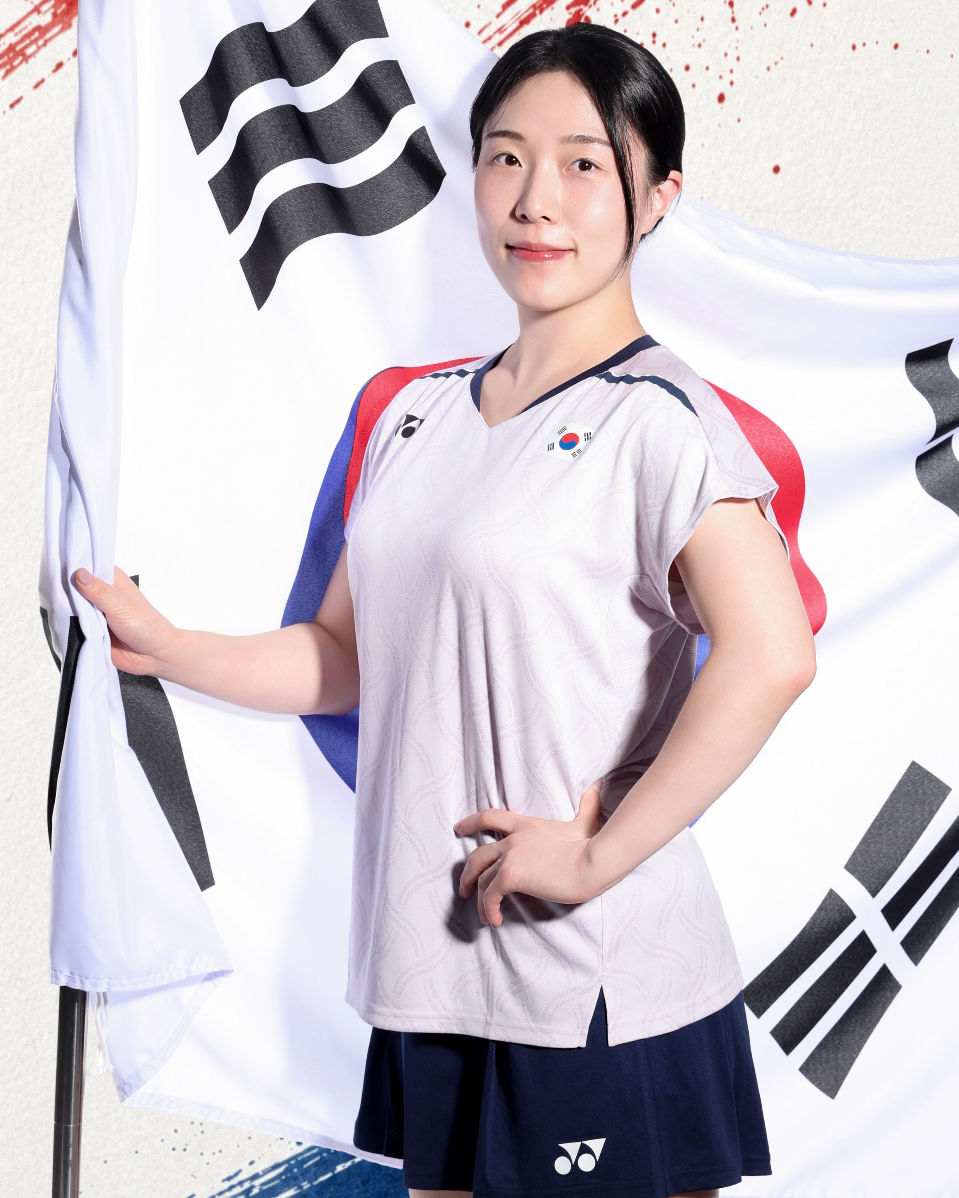 韩羽女双出征亚运海报📷2026年名古屋亚运会2026年亚运会羽毛球[超话] ​