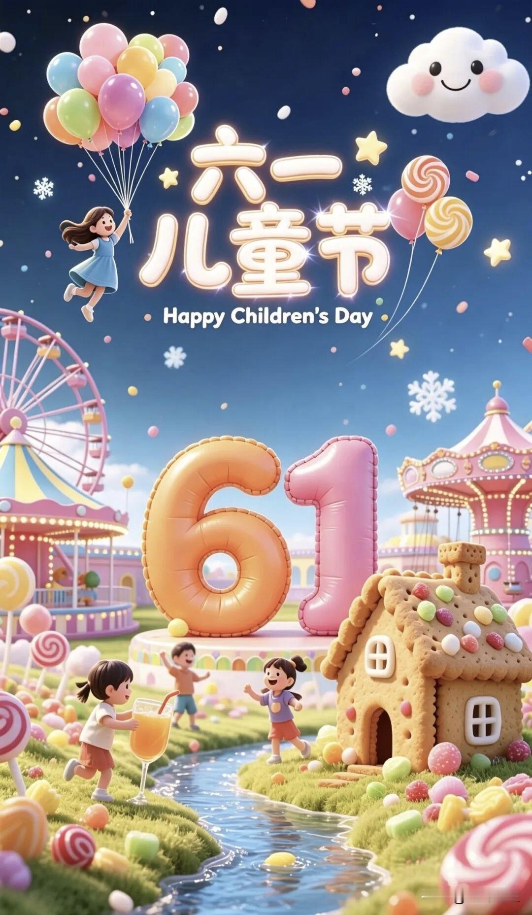 老顽童庆“六一”
（绝句三首）
 
其一
 鬓边虽染银丝霜，
童心又把褶皱藏。