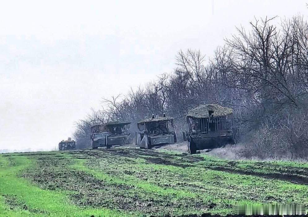 顶着棚子插满狼筅的VDVBMD伞兵战车和陆军T72俄乌局势每天认识一件兵器坦克装