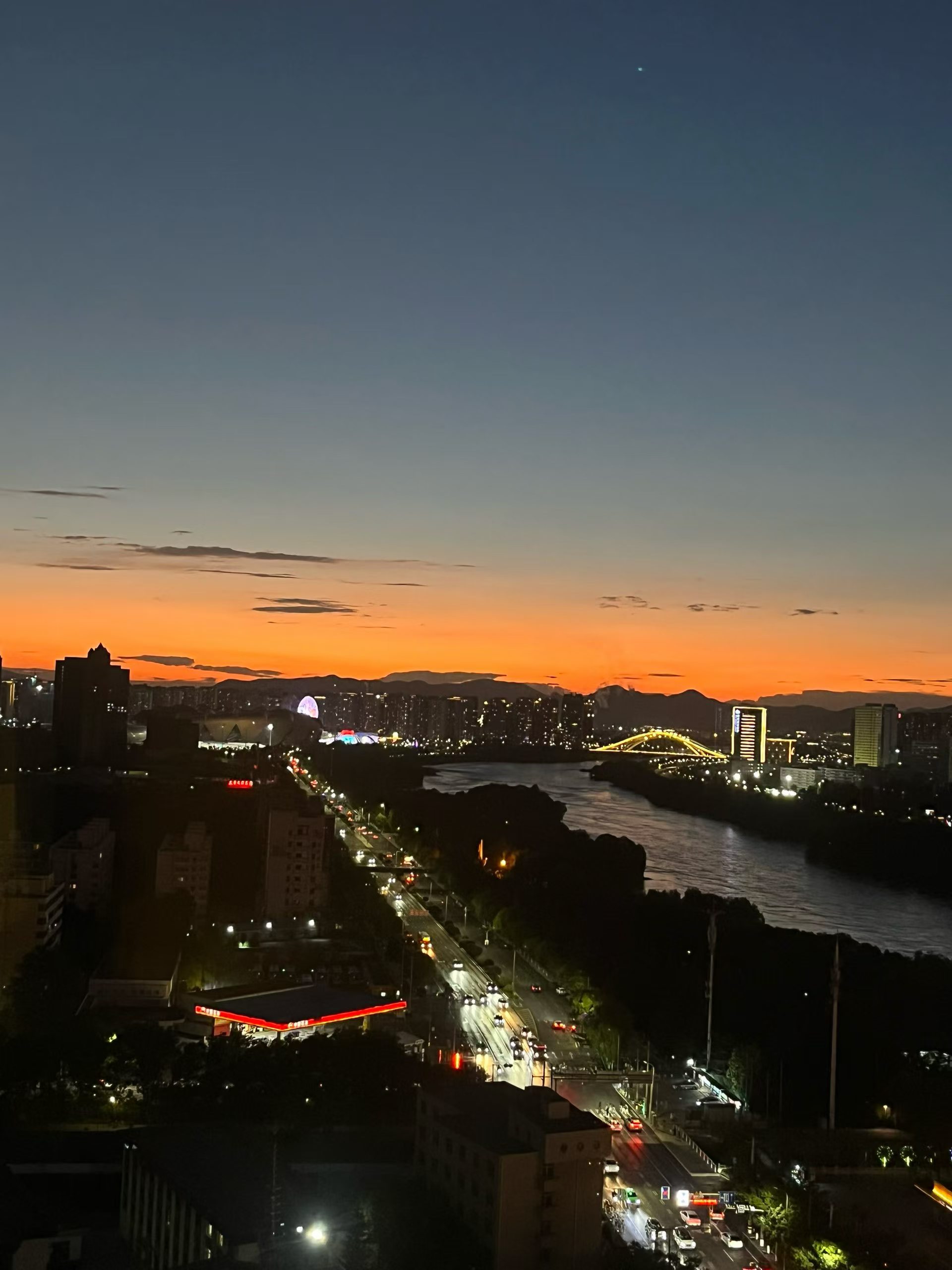 落日晚霞