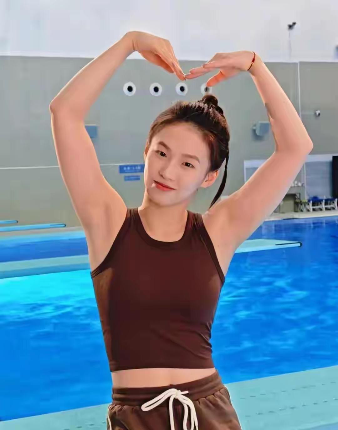 陈芋汐好美啊，为国争光的运动员