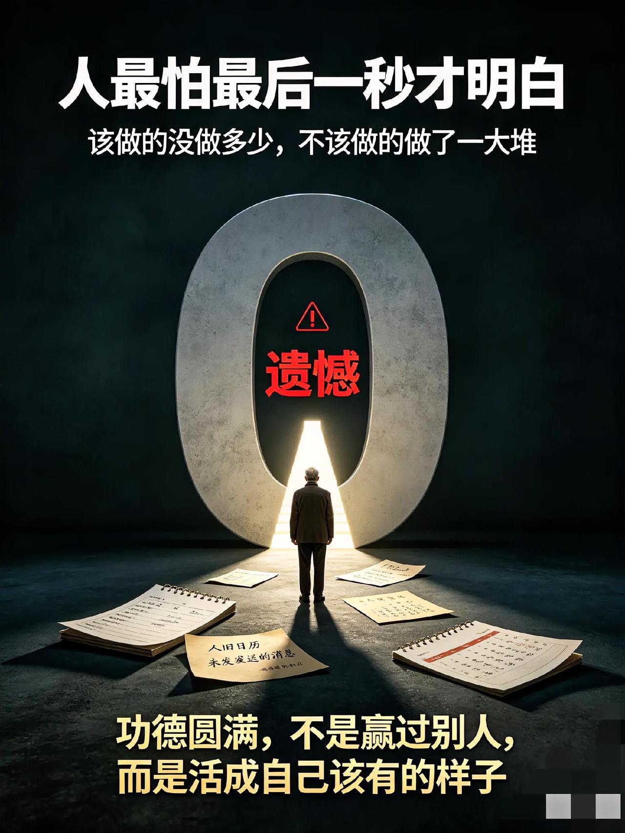 人到临终最后一刻，才是一生真正的答卷
 
人最怕的，就是到最后一秒要离开这个世界