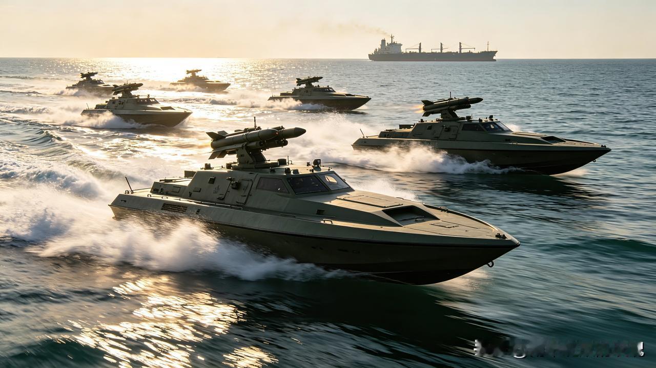 说起海军实力，大家都认准航母巨舰，可伊朗仅凭不起眼的小型快艇编队，就让远洋大国舰