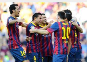 【西甲-梅西2球内马尔首秀 小法3助攻巴萨7-0告捷】8月19日01:00，20