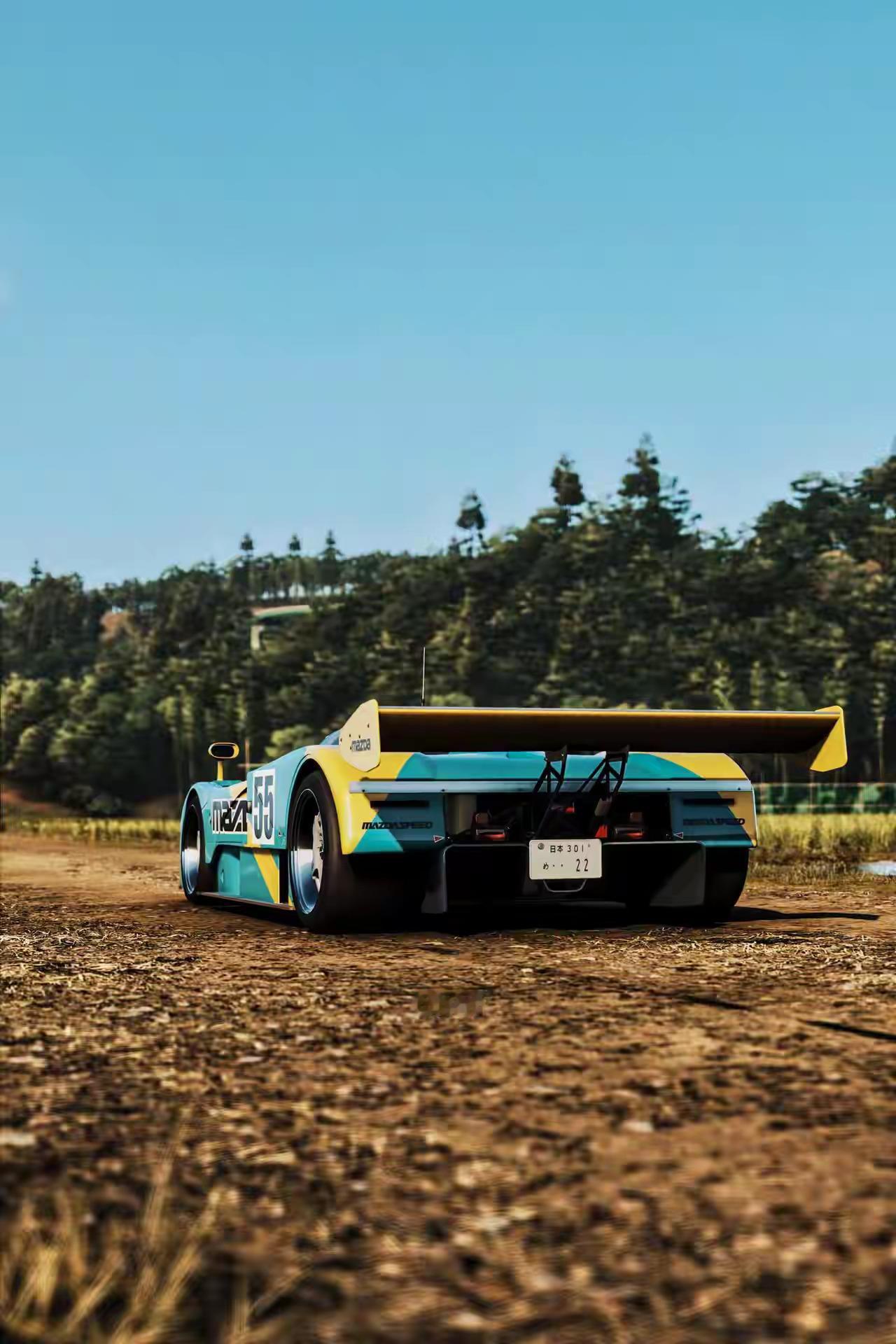 Mazda 787B.别人为了喜欢的山田小姐翻遍相册，而我翻遍相册却只有马自达7