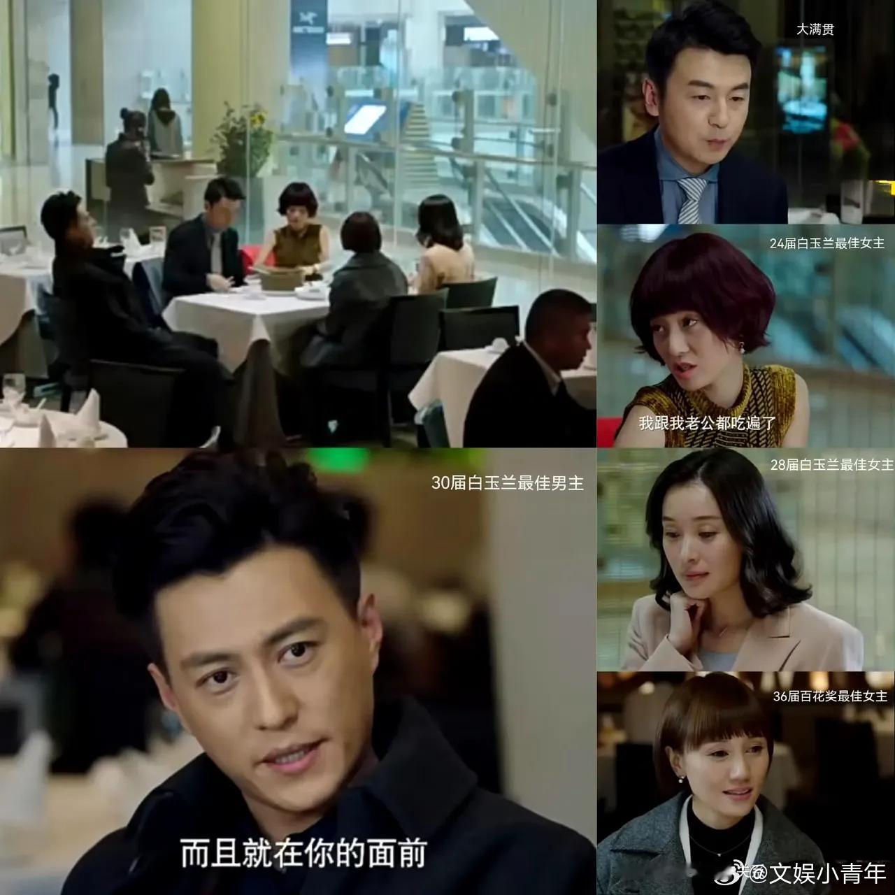《我的前半生》一张饭桌竟然坐了五个视帝视后 ​​​