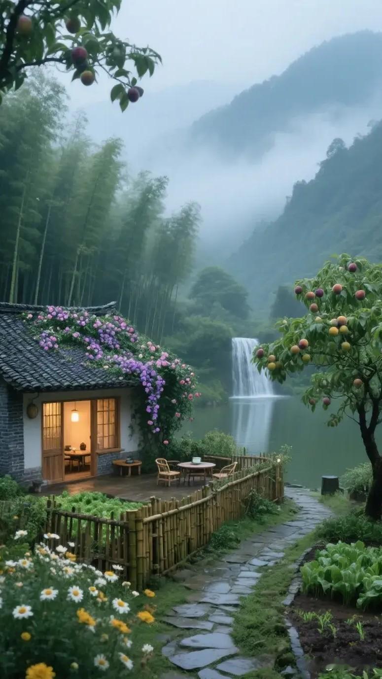 《风过山野，万物温柔》
      恍惚弹指，倏忽已逾花甲。原以为半生尘埃落定，