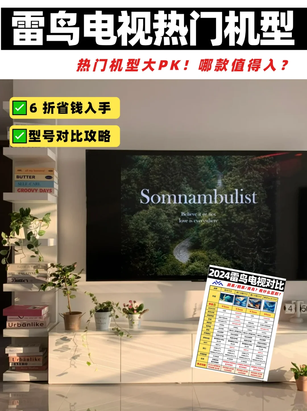2024雷鸟电视热门款大PK❗买前必看～
