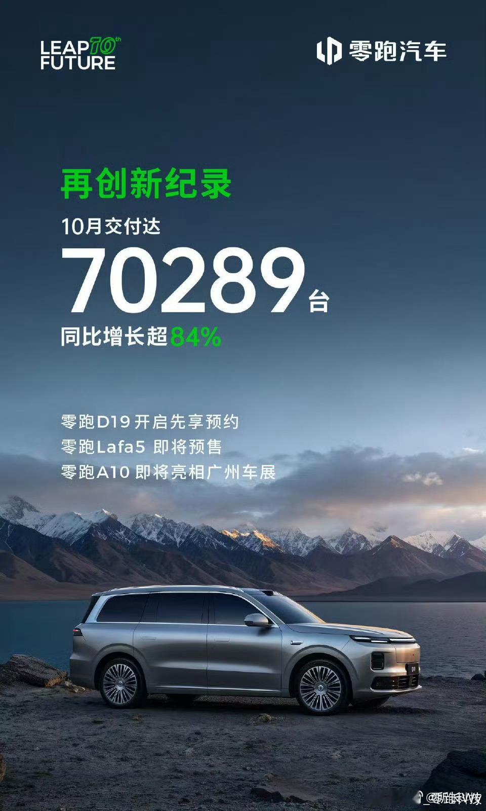 低调又有实力新势力首个破7w交付的车企零跑 ​​​