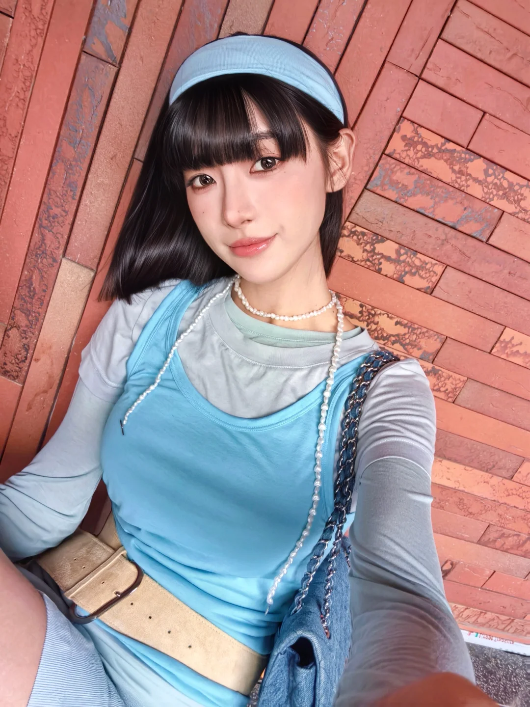 一抹秋日活力蓝🩵