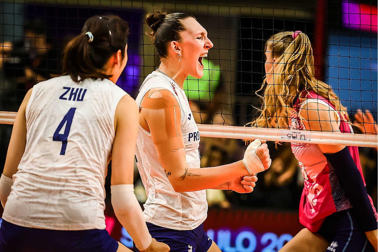 卢比安拦网一如既往的差2025女排世俱杯