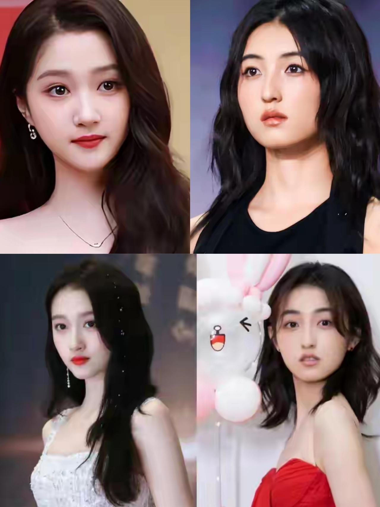 和关晓彤相比呢？张子枫颜值没有，个子不高，没有做演员的好条件，只能拼演技了。
演