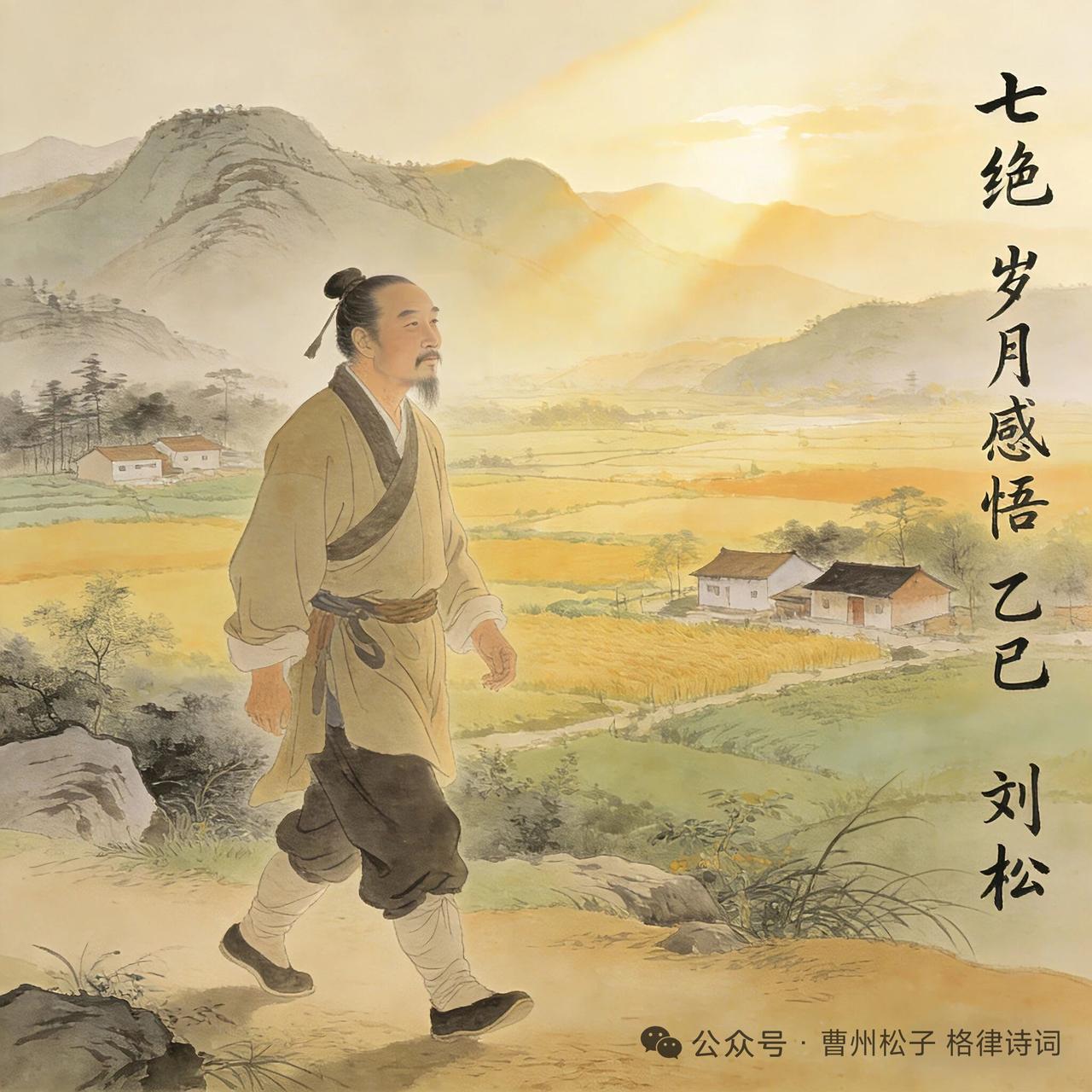 天净沙·岁月感悟
人途各异悠长，
莫论他短炎凉。
守己安身志朗。
光阴轻漾，
自