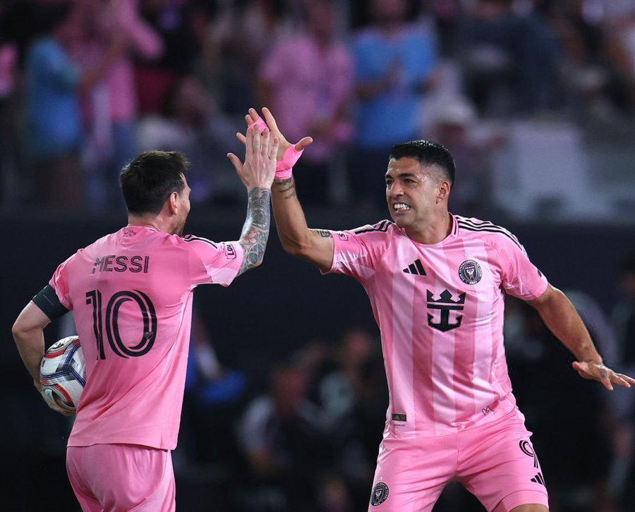 梅西 🤝 苏亚雷斯🩷梅西迈阿密国际vs奥斯汀fc