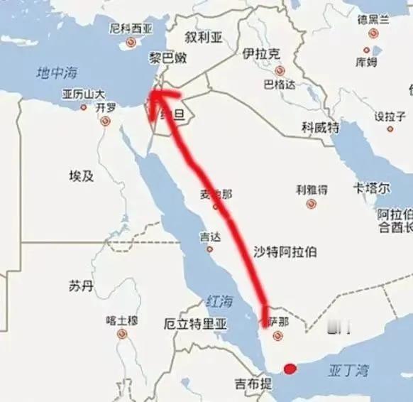 对了，突然想起来一件事，就在上个月，国内许多自媒体报道的也门胡塞武装向以色列徒步