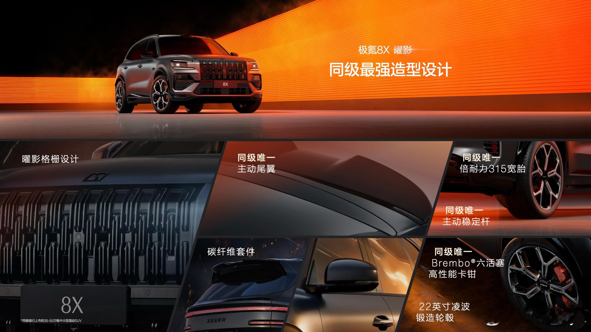 性能猛兽登场，Brembo六活塞卡钳+315宽胎+主动稳定杆和主动尾翼，还有限定